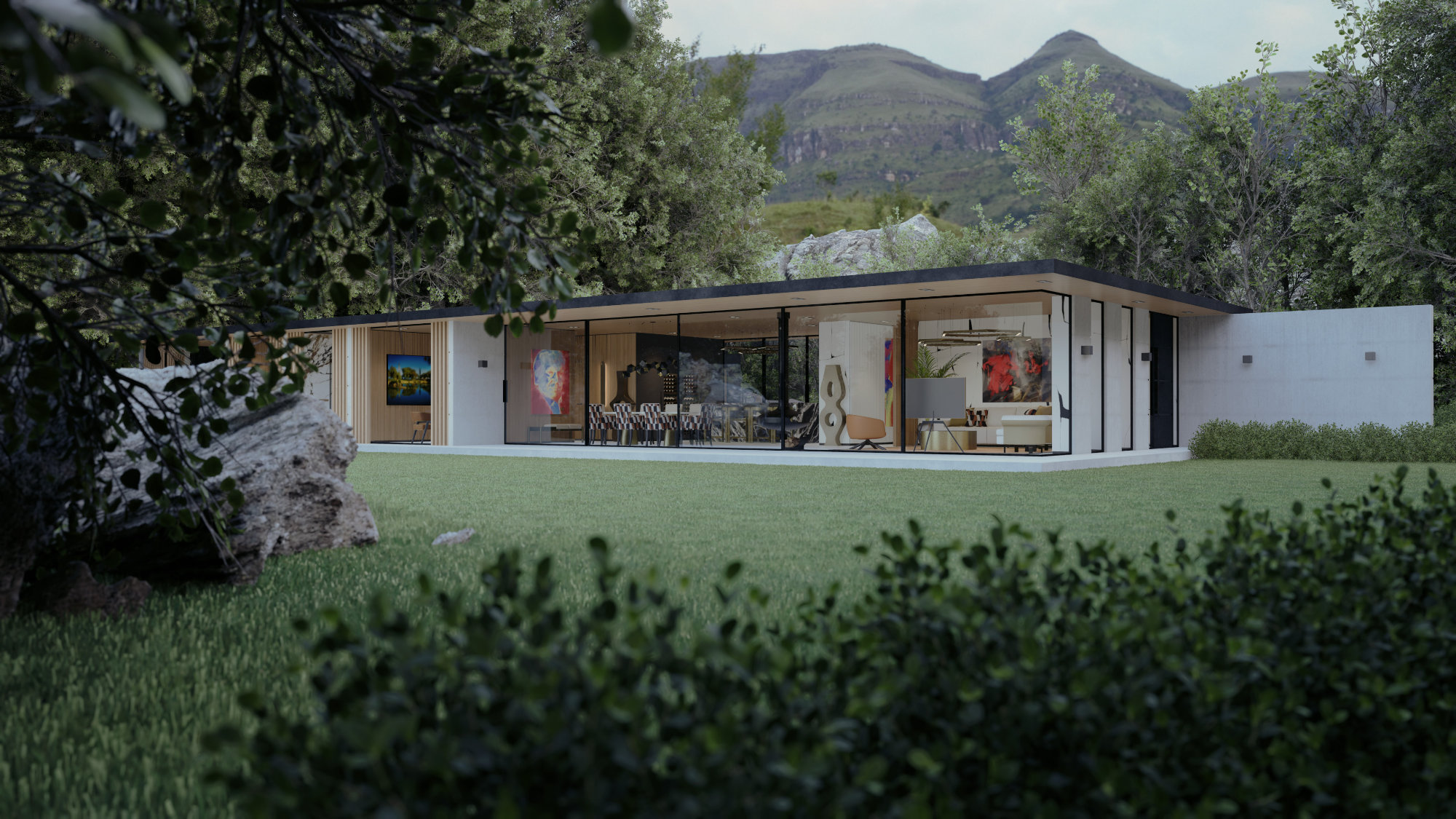 Studio 3n3 House in Madeira 3D Work