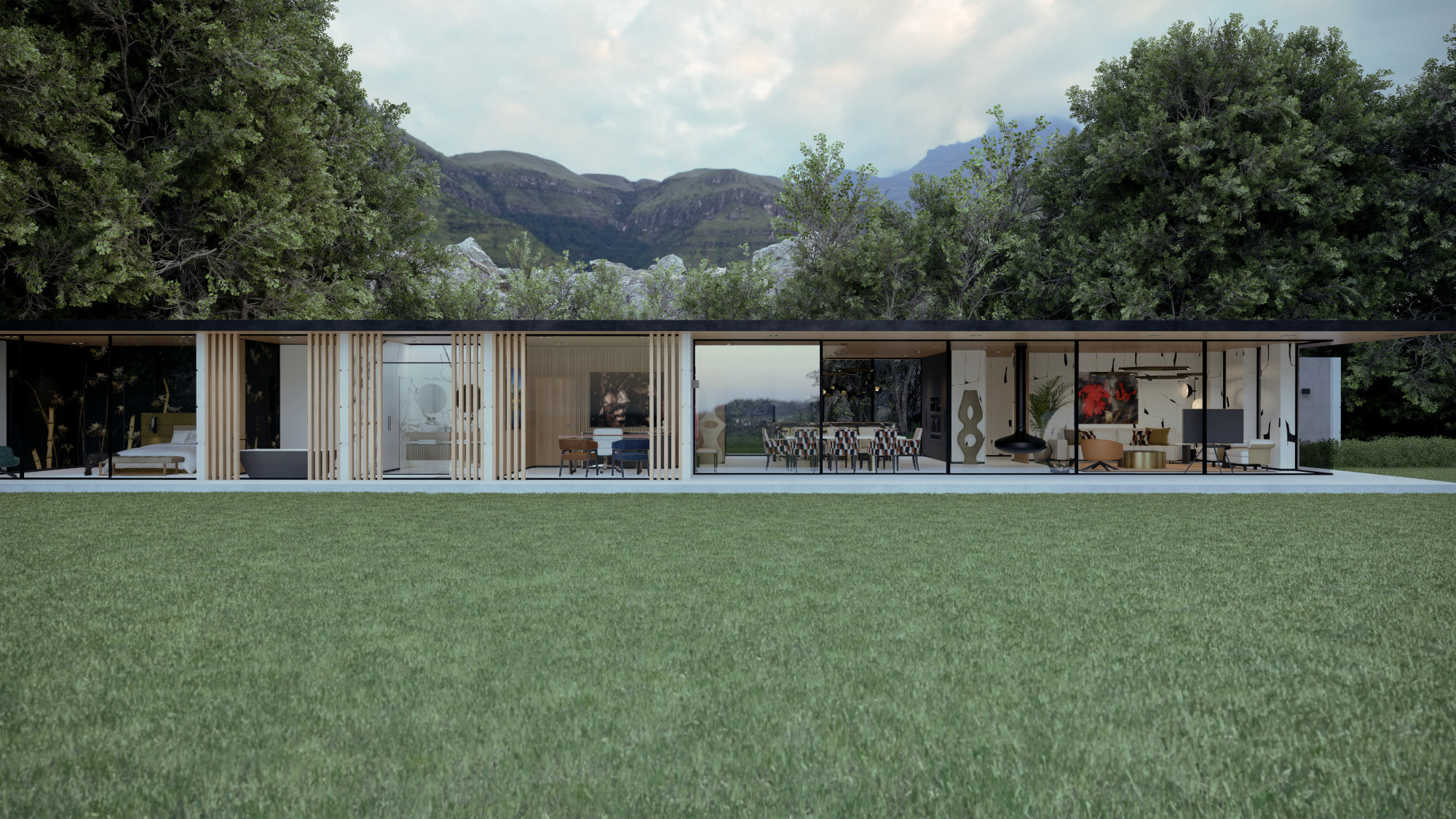 Studio 3n3 House in Madeira 3D Work